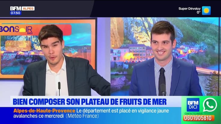 BFM DICI & Vous : bien composer son plateau de fruits de mer