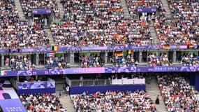 Le Stade de France a fait le plein pour les sessions d'athlétisme des Jeux olympiques de Paris 2024.