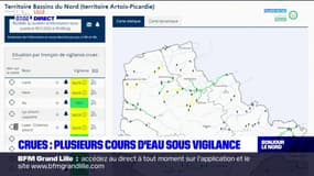  Nord-Pas-de-Calais: plusieurs cours d'eau sous vigilance