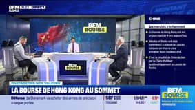 La bourse de Hong Kong au sommet