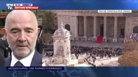 Hommage à Jacques Chirac: pour Pierre Moscovici, "C'est une époque qui est morte avec lui"