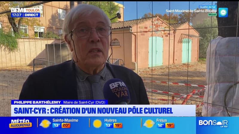 Saint-Cyr-sur-Mer: le chantier du nouveau pôle culturel a commencé