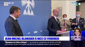 Jean-Michel Blanquer était à Nice ce vendredi, en visite au lycée professionnel des Eucalyptus 