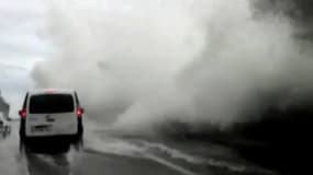 Images Témoins BFMTV du cyclone Felleng
