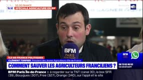Colère des agriculteurs: "Nous attendons des actes", affirme Clément Torpier, président des jeunes agriculteurs d'Île-de-France