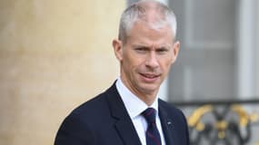 Le ministre de la Culture Franck Riester dans la cour de l'Elysée, le 7 novembre 2019