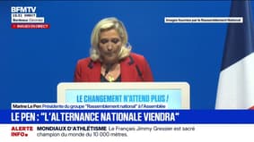 Marine Le Pen estime que le pouvoir d'Emmanuel Macron est "usé jusqu'à la corde"