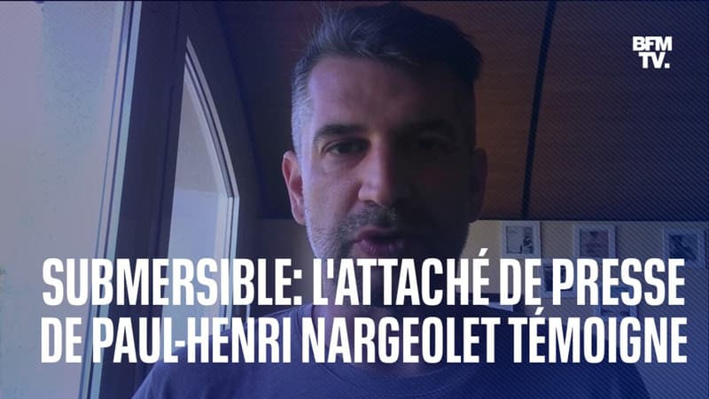 Submersible disparu: l'attaché de presse de Paul-Henri Nargeolet témoigne sur BFMTV