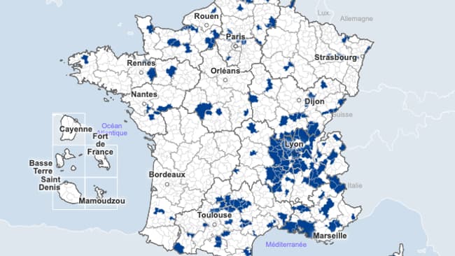 La carte du taux d'incidence du Covid-19 chez les plus de 65 ans par communauté de communes, en date du 18 octobre 2020. La carte du taux d'incidence du Covid-19 chez les plus de 65 ans par communauté de communes, en date du 18 octobre 2020.