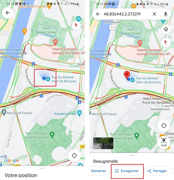 Comment retrouver sa place de parking sur Google Map