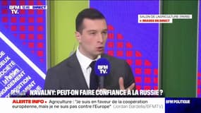 Jordan Bardella, sur la mort Alexeï Navalny: "Je crois que le régime russe a une part de responsabilité majeure dans la mort du principal opposant au président Poutine"