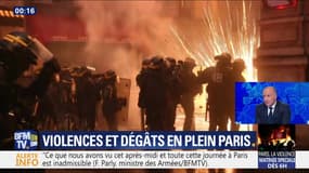 Gilets jaunes: violences et dégâts en plein Paris (3/3)