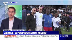 Zinédine Zidane et le PSG proches d'un accord pour le poste d'entraîneur (info RMC sport)