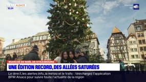 Marché de Noël de Strasbourg: une édition record, des allées saturées