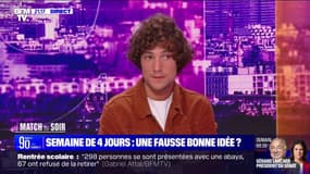 Semaine de 4 jours: "Si on doit mettre le paquet à un endroit, ce n'est pas sur la réduction des journées de travail dans la semaine, mais plutôt sur la qualité de vie au travail", estime Pablo Pillaud-Vivien