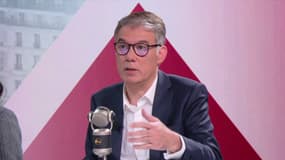Le patron du PS, Olivier Faure, le 26 mai 2025 sur BFMTV-RMC 