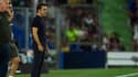 Xavi lors de Getafe-Barça (0-0, 1ere journée de Liga), le 13 août 2023