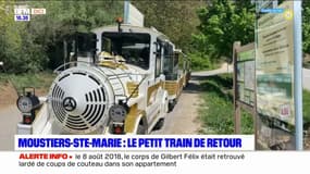 À la découverte du petit train de Moustiers-Sainte-Marie