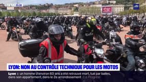 Lyon: des motards ont manifesté ce samedi contre le contrôle technique 