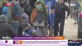 Manifestants blessés à Sainte-Soline: plaintes déposées 