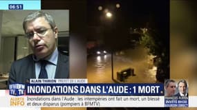 Aude en alerte rouge: le préfet déplore "un mort et deux disparus" 