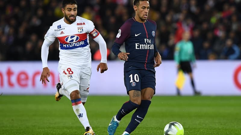 Nabil Fékir (à gauche) et Neymar (à droite) seront de nouveau face à face dimanche au Parc OL.