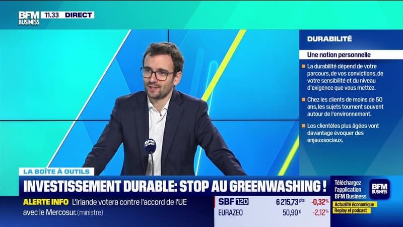 La boite à outils : Investissement durable, stop au greenwashing ! - 08/01