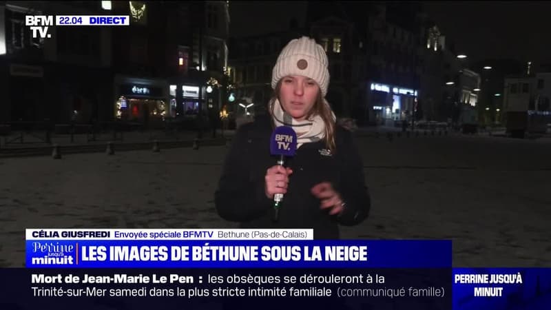 Les images de Béthune sous la neige - 08/01