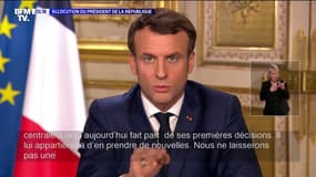 Emmanuel Macron: "Nous ne laisserons pas une crise financière et économique se propager"