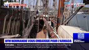 Armada 2023: le Shtandart, un navire russe qui navigue sans drapeau