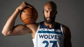 Rudy Gobert avant la nouvelle saison NBA avec les Minnesota Timberwolves le 29 septembre 2025