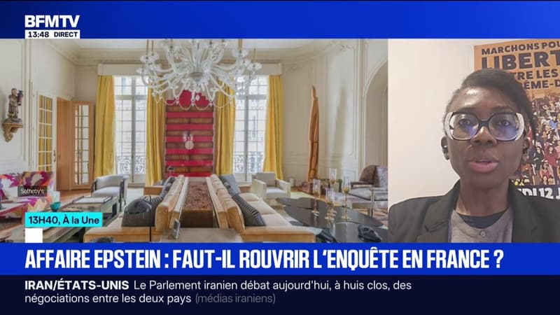 Affaire Epstein: "Il y a besoin que le ministère de la Justice explique où ça en est", affirme Danièle Obono (députée LFI) qui demande une commission d'enquête