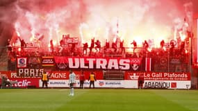 Les supporters du PSG à Brest
