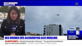 Nice: des drones utilisés aux Moulins