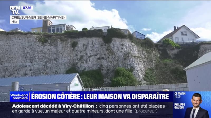 Seine-Maritime: des maisons menacées par l'érosion côtière