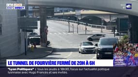 Lyon: le tunnel de Fourvière fermé de 20 heures à 6 heures jusqu'à vendredi