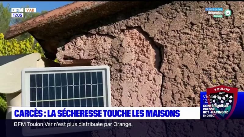 Carcès: la sécheresse a un impact sur les maisons