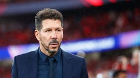 Diego Simeone contre Benfica en Ligue des champions, le 2 octobre 2024 au stade de la Luz