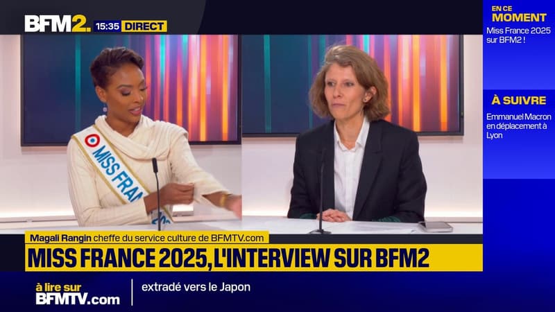 Miss France 2025 évoque ses tatouages sur BFM2