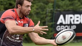Vincent Clerc à l'entraînement.
