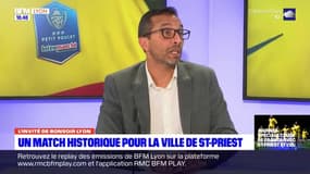 "J'espère que le stade sera plein", dit Laurent Scheiwe adjoint aux Sports à Saint-Priest