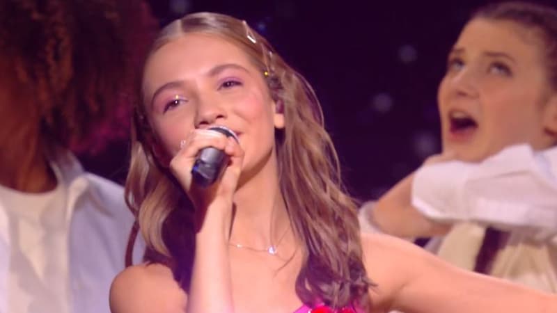 Zoé Clauzure, gagnante de l'Eurovision Junior le 26 novembre 2023.