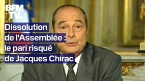 Dissolution de l'Assemblée: le pari raté de Jacques Chirac en 1997