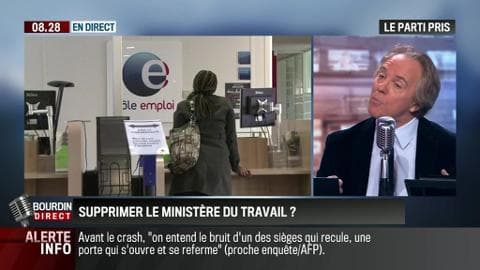 Le parti pris d'Hervé Gattegno: Hausse du chômage: "Il faut supprimer le ministère du Travail !" - 26/03   