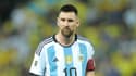 Lionel Messi avec l'Argentine face au Brésil le 21 novembre 2023