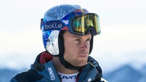 Le Français Alexis Pinturault en reconnaissance à l'avant-veille du coup d'envoi de la saison de ski alpin le 22 octobre 2021 à Sölden