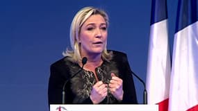 Marine Le Pen a prononcé ce dimanche le discours de clôture du Congrès du FN.