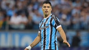 Luis Suarez avec le Gremio Porto Alegre en juillet 2023