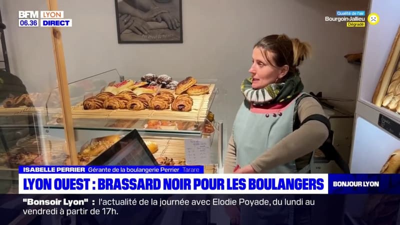 Lyon Ouest: brassard noir pour les boulangers