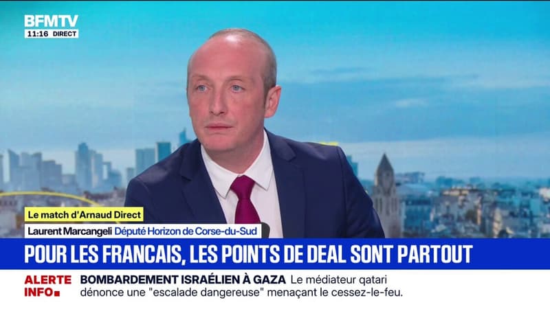 Trafic de drogue: "Ce qu'il se passe à Marseille est particulièrement inquiétant", estime Laurent Marcangeli, député (Horizons) de Corse-du-Sud